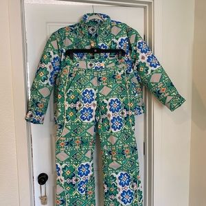 Free People movement patterned snow kit set. size XS. Worn once.